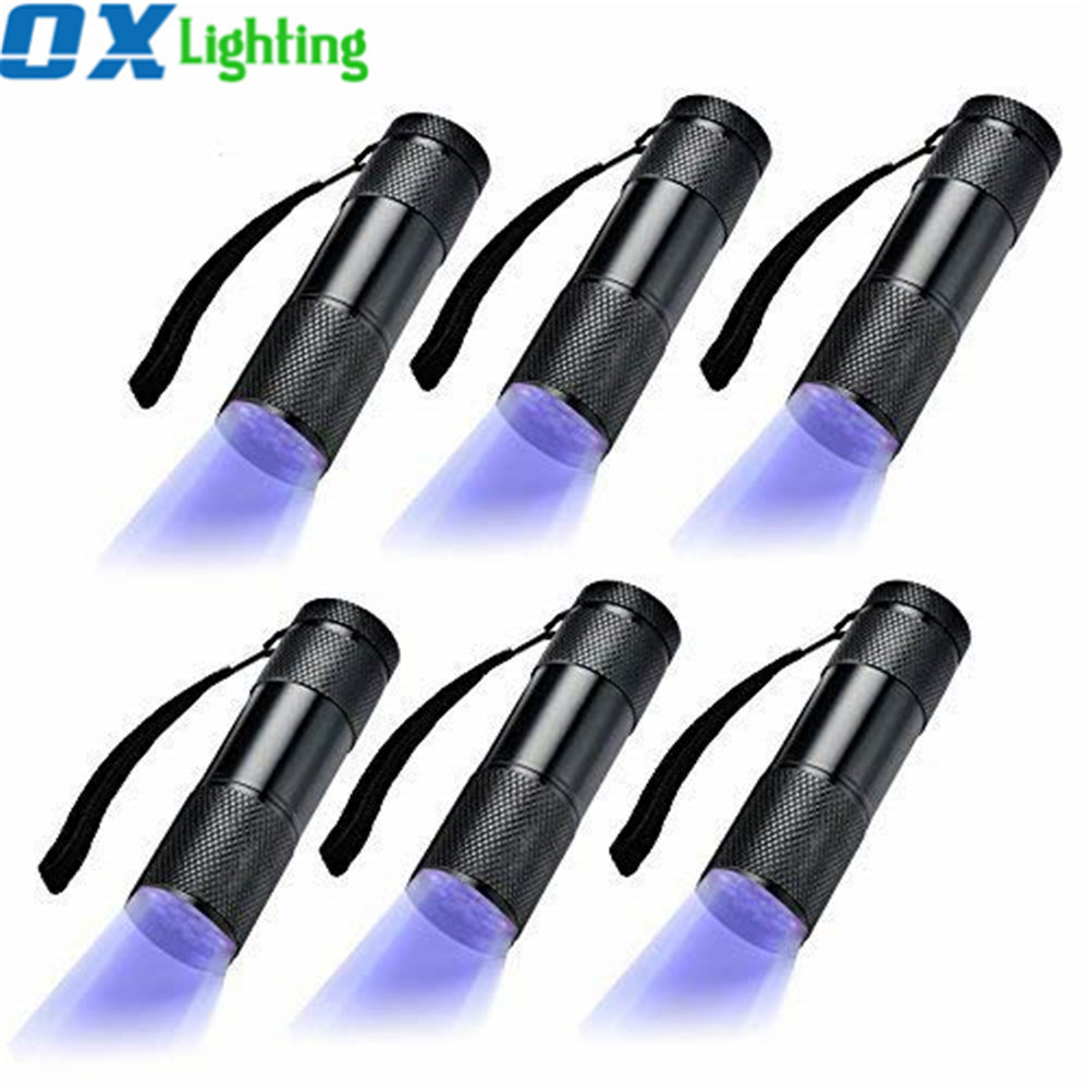 UV LED Flashlight 395nm mini UV LED Torch Lights Torcia Torche Taschenlampe Zaklamp  Poche Lanterna Linterna Senter El Feneri