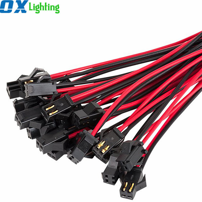 Male Female Cable Connector 2PIN JST Plug Connector Wire Cable For LED Strip