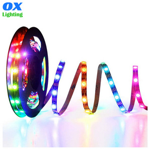 WS2812B LED Strip SMD 5050 RGB  5V SPI Dream Color Addressable Chasing Pixel RGBIC WS2812 LED Strip Light Tape Ribbon Streifen