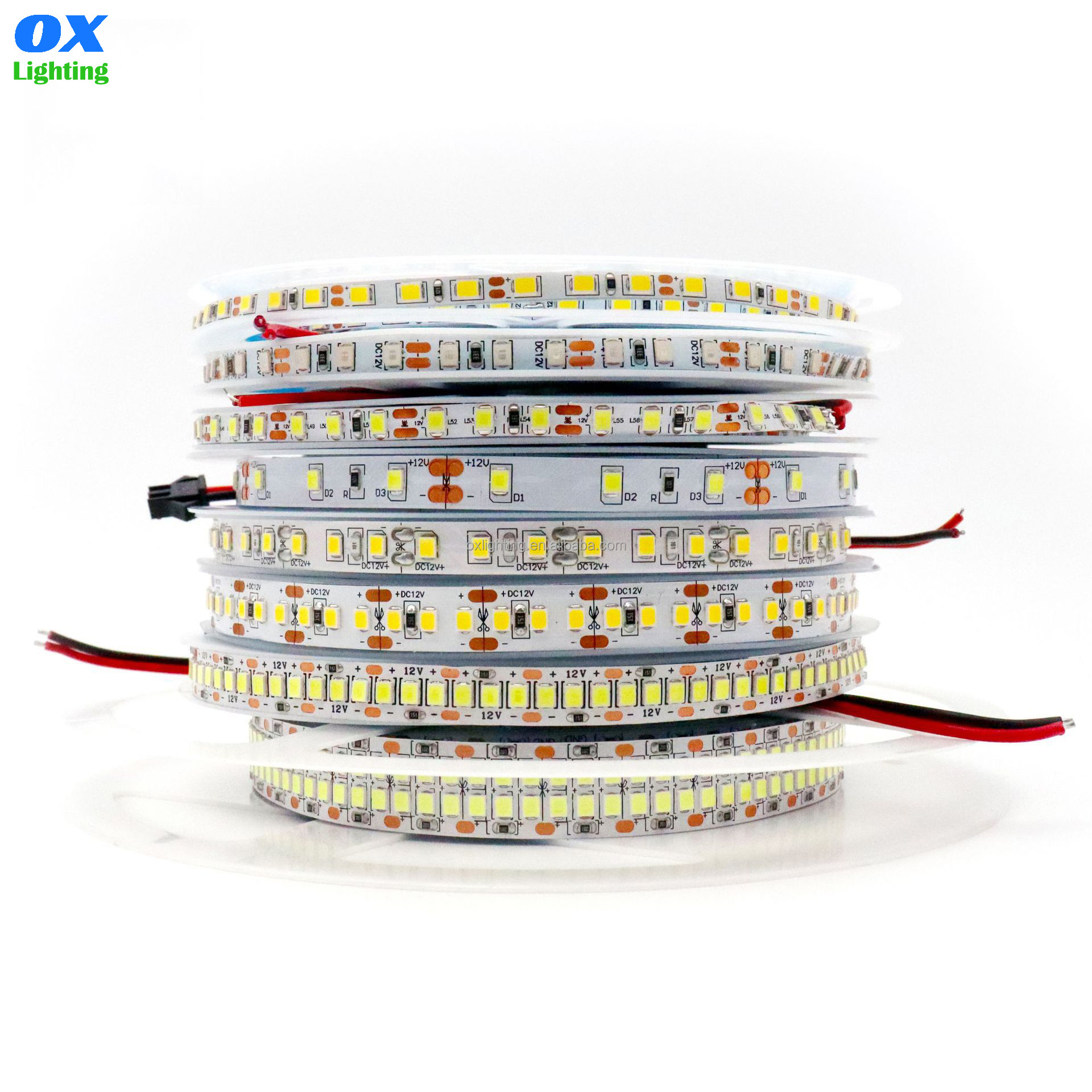 120leds 2835 Led Strip Light 3000k 6000k Warm White  Flexible Led Strip Luces Tape 5m 10m 5v 24v 12v dc12v Smd2835  IP20 IP65