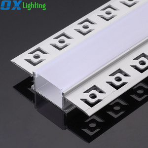 6214 Drywall Ceiling Architectural Gypsum Led Profile T Slot Aluminum Profile for Led Strip