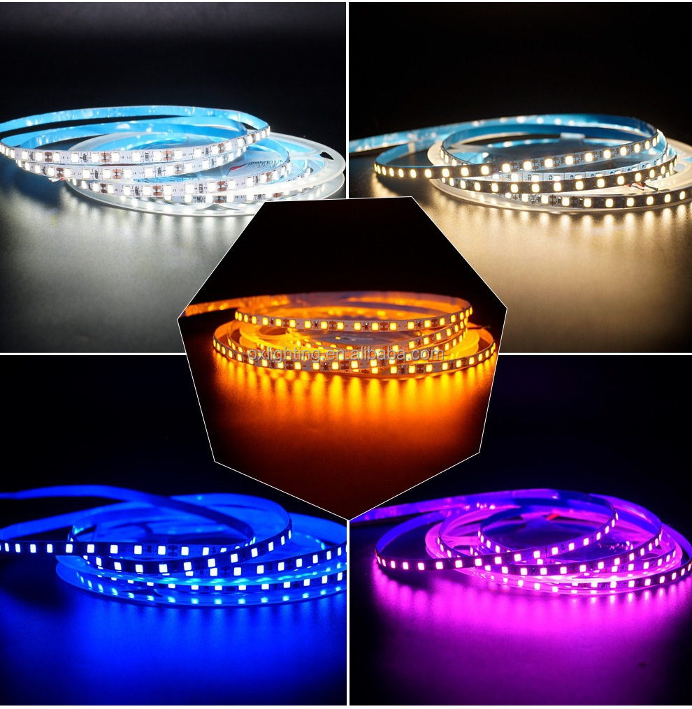 120leds 2835 Led Strip Light 3000k 6000k Warm White  Flexible Led Strip Luces Tape 5m 10m 5v 24v 12v dc12v Smd2835  IP20 IP65