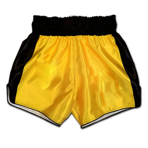 Cheap Price Top Quality Fabric Sublimation Muay Thai Kick Boxing Shorts Senior Junior Sizes Men Women