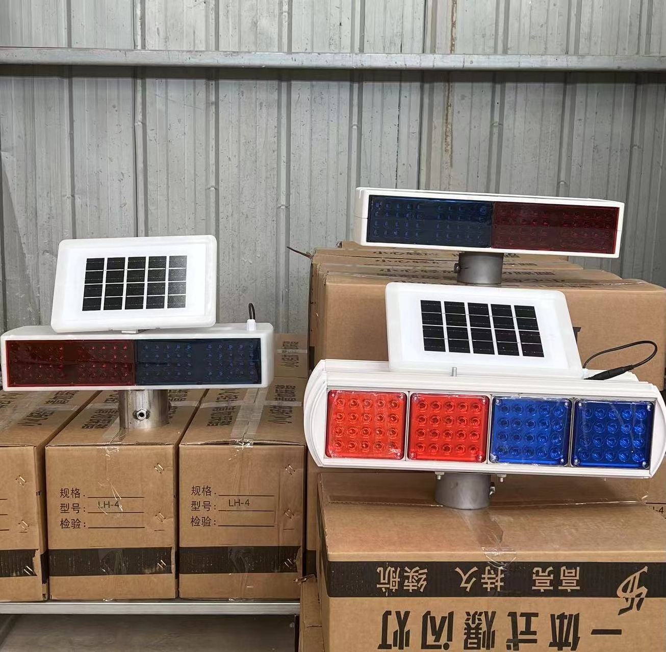 Road Traffic Lights Warning Lights Solar LED Signal Warning Flashing Beacon Lights for Road Safety