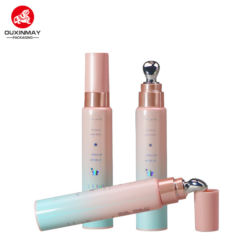 Eye Cream Tube White Soft Squeeze Lip Gloss Tube Cool Metal Zinc Alloy Massage Tube For Eye And Lip