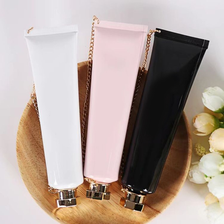 Manufacture Customized Empty Toothpaste Tube  50ml Hand Cream ABL Aluminum Laminated Tubes Plastic Tube with Chain