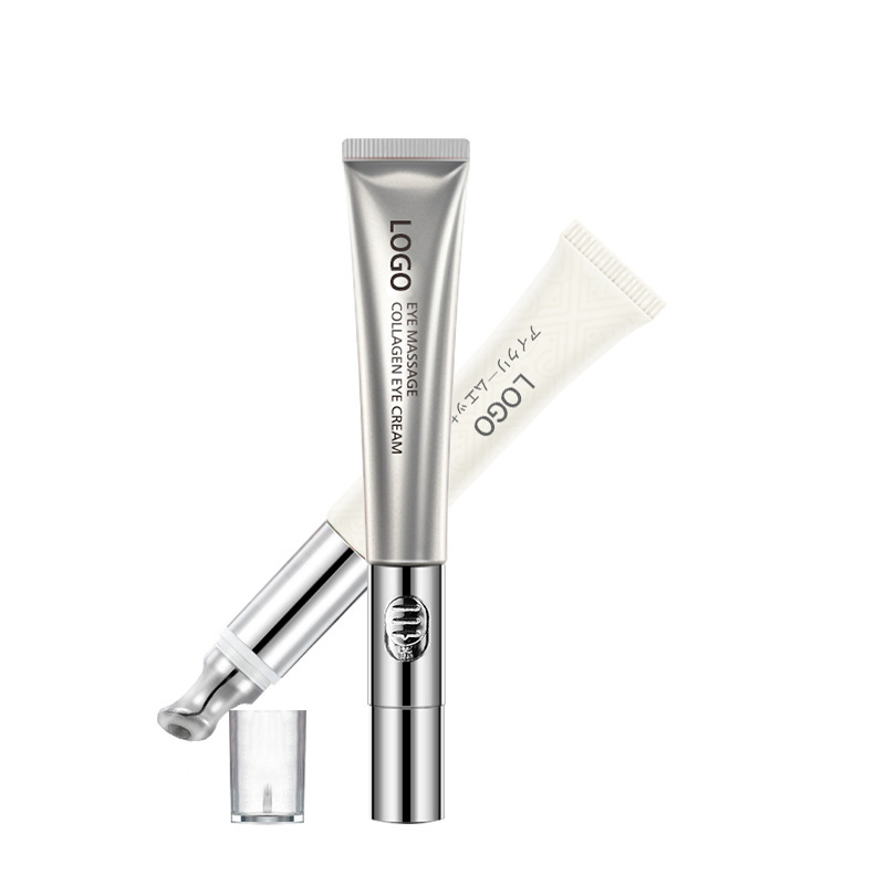 Eye Cream Tube D19mm 10g 15g Eye Cream Tube Massage  PE ABL Tube With Zinc Alloy Applicator