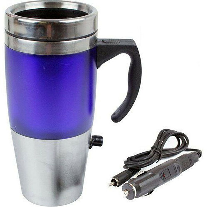 Car Heating Cup Auto 12-24V Heating Cup Electric Kettle Cars Thermal Heater Cups Boiling Water bottle Auto Accessories 450ML