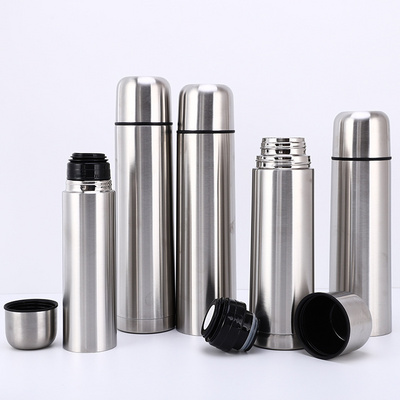 500ml 750ml 1000ml Stainless Steel Bullet Vacuum Flask Thermos Water Bottle