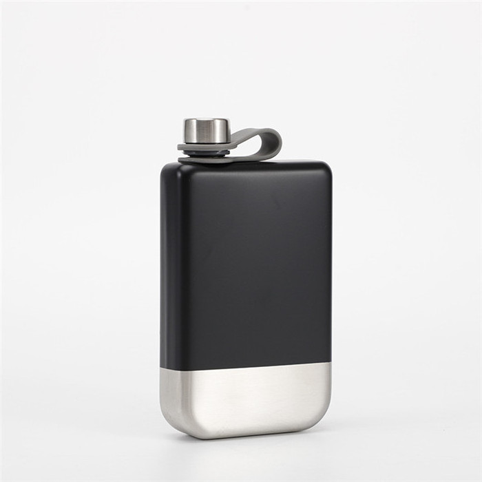 Outdoor Camping Hiking Men Stainless Steel Flask with Funnel 8 oz Hip Flask Whiskey Flask