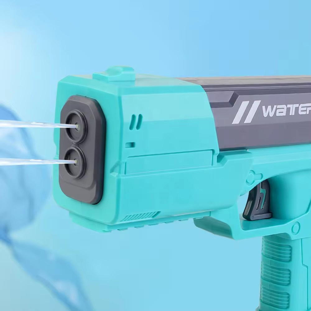 new generation double nozzle electric glock pistol shooting summer outdoor toy rechargeable electric water gun for kids