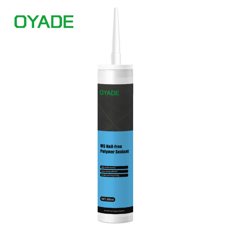 China Manufacturer High Temp Nail Free Adhesive Nail Free Silicone Sealant for Construction