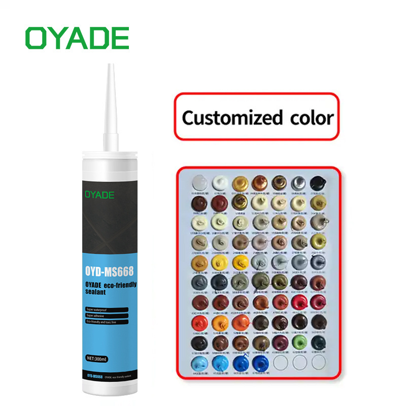 Fast curing MS Polymer Sealant demonstrate the UV and weather resistance of silicone