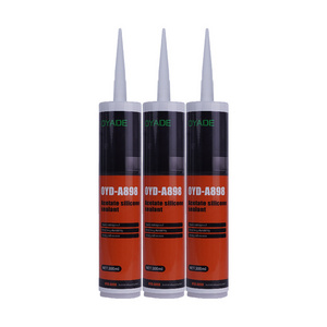 High Bonding Strength High Acidic Silicone Sealant for Mirror and Glass Sealing and Bonding