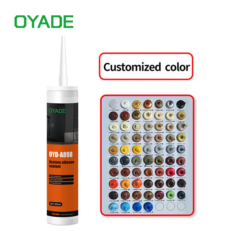 Factory OYADE direct selling waterproof aquarium caulk marine grade silicone sealant for big glass