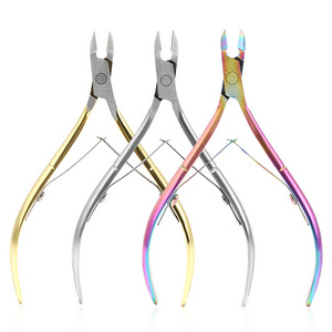 Stainless Steel Dead Skin Clippers Nail Clippers Toe Nail Peeling Pliers Barbed Nail Enhancement Nipper Tools Wholesale