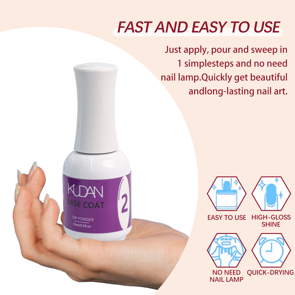 Private Label dipping activator Private Label Nail Dip Powder Dipping Glue Systems Did Liquid for nails glue