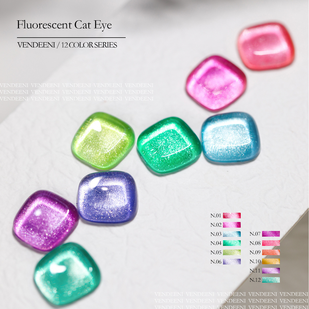 Explosion Flash Fluorescent Cat Eye Nail Polish Glue 2024 New Popular Whitening Dopamine Crystal Cat Eye Nail Salon