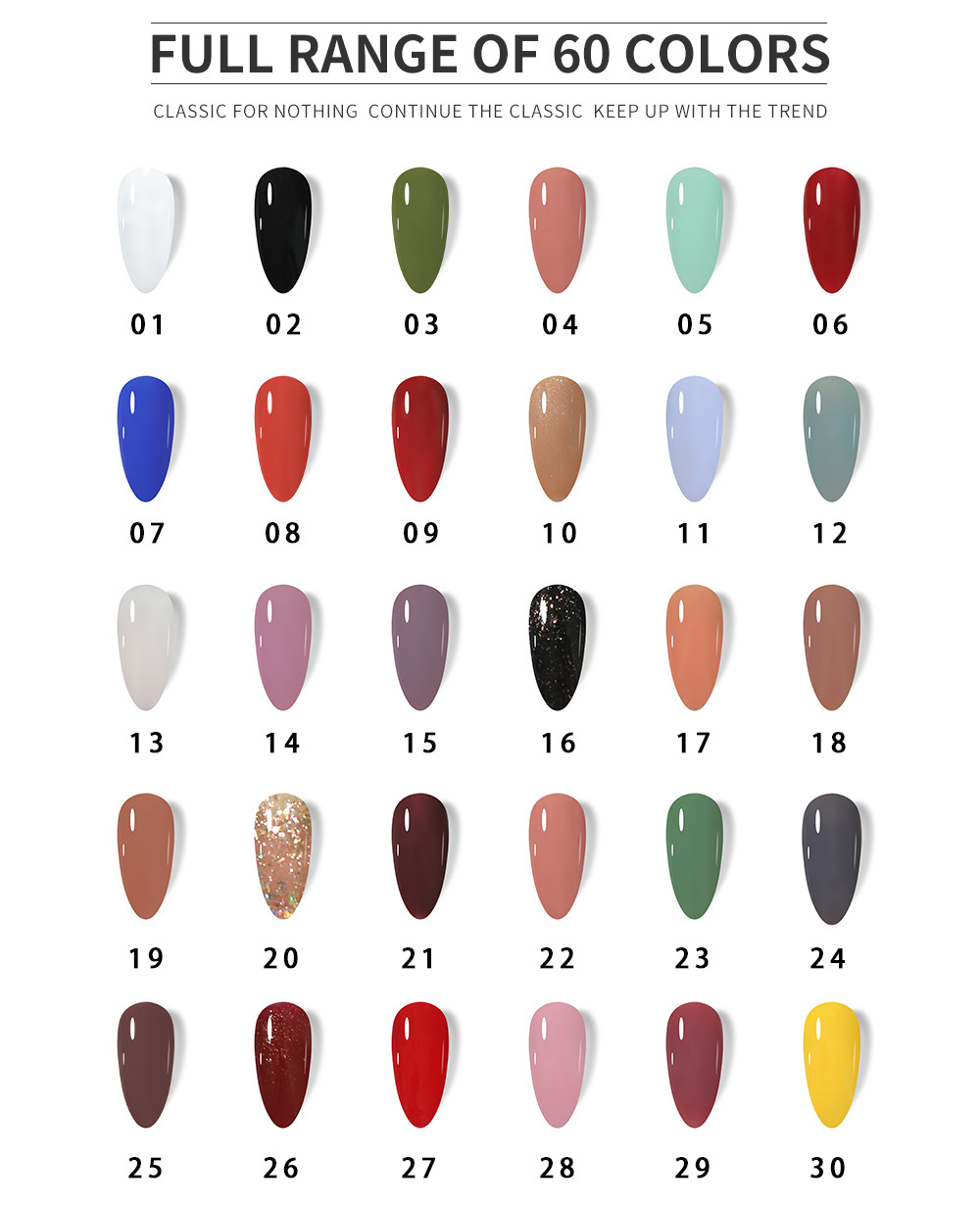 New Bottle Long Lasting 10ml Colorful Gel Empty Gel Polish Bottle As Supplier Uv Led Nail Gel Polish Wholesale