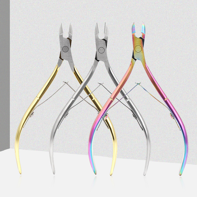 Stainless Steel Dead Skin Clippers Nail Clippers Toe Nail Peeling Pliers Barbed Nail Enhancement Nipper Tools Wholesale