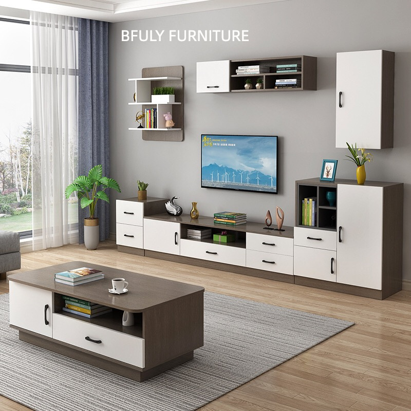 Wooden Fashion Modern  MDF Home Hotel Living room Cheap Furniture TV Stand