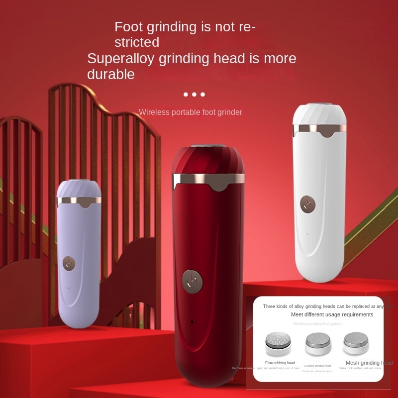 Portable Electric Foot File Callus Removers Rechargeable Feet Care Tools And Foot Grinder Stainless Steel Foot File