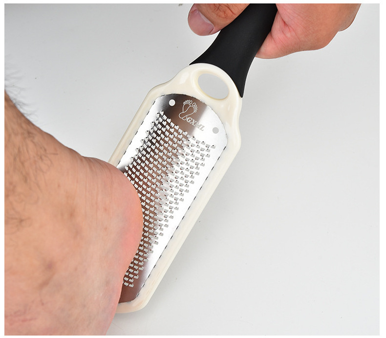 Professional  Callus Remover Double Sided Foot Scrubber Beauty Care Stainless Steel Callus Remover Pedicure Foot File