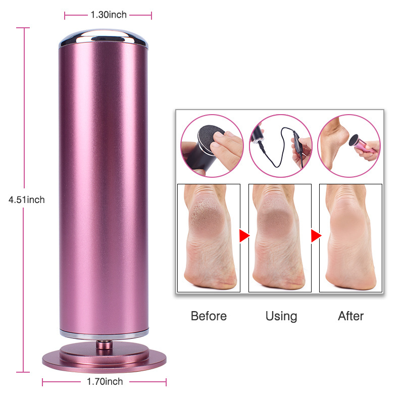 Stainless steel pedicure tools wholesale professional dead skin file shaver sander electric callus remover machine for feet