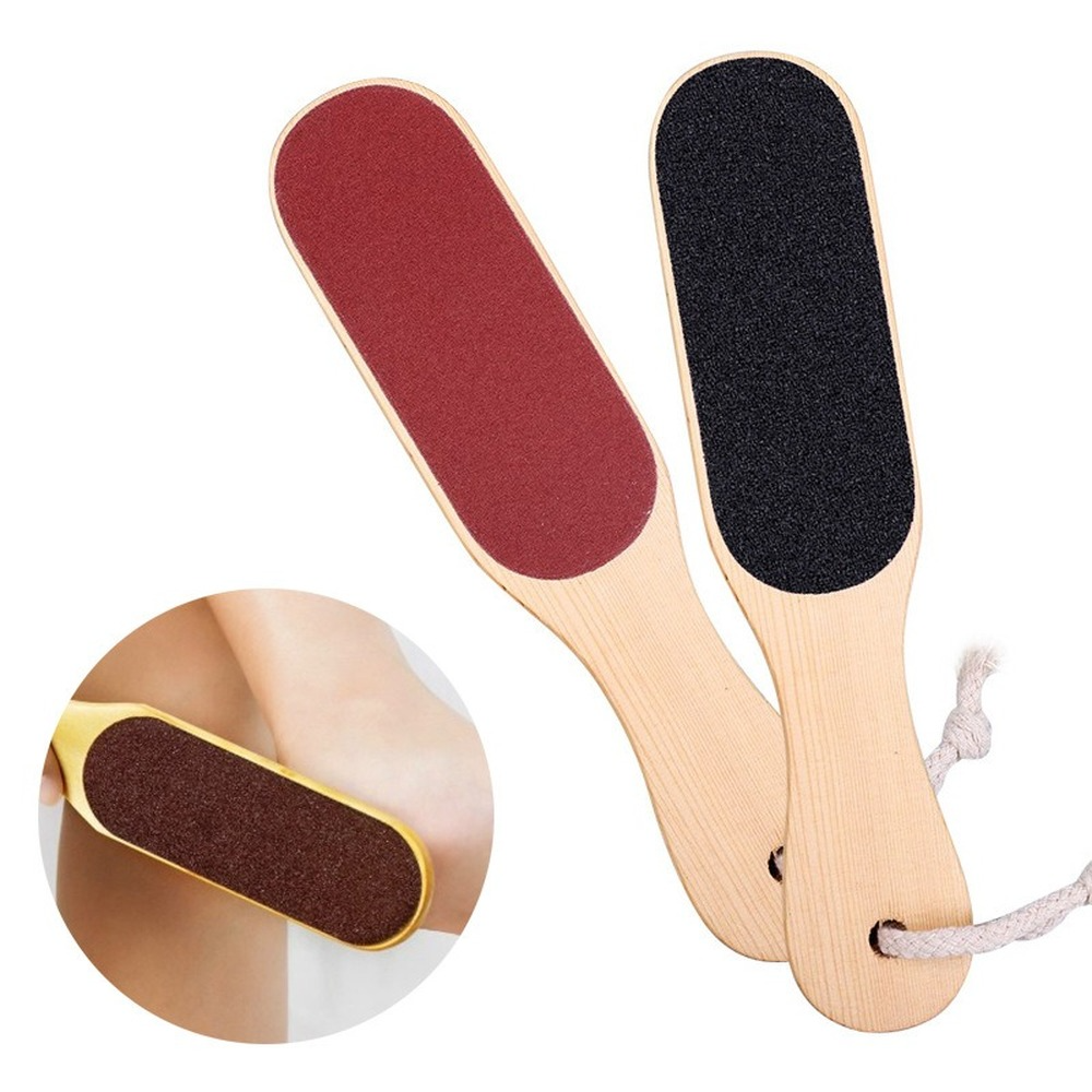 Foot File Pedicure Wood Double Sided Rasp Dead Skin Callus Remover Sanding Tools Professional Files Double Sided Foot File