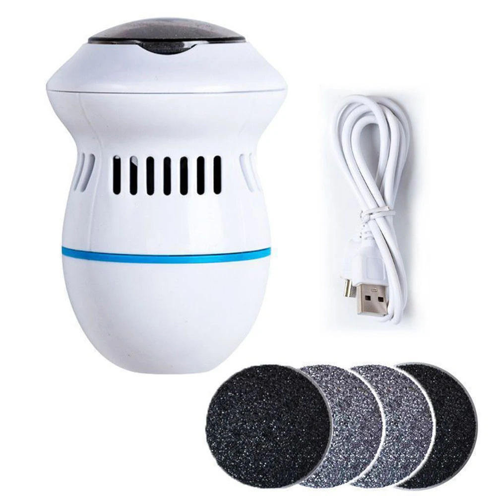 Electric Foot Grinder Machine Automatic Vacuum USB Rechargeable  Portable Foot Grinder 4 Grinding Heads Callus Dead Skin Remover