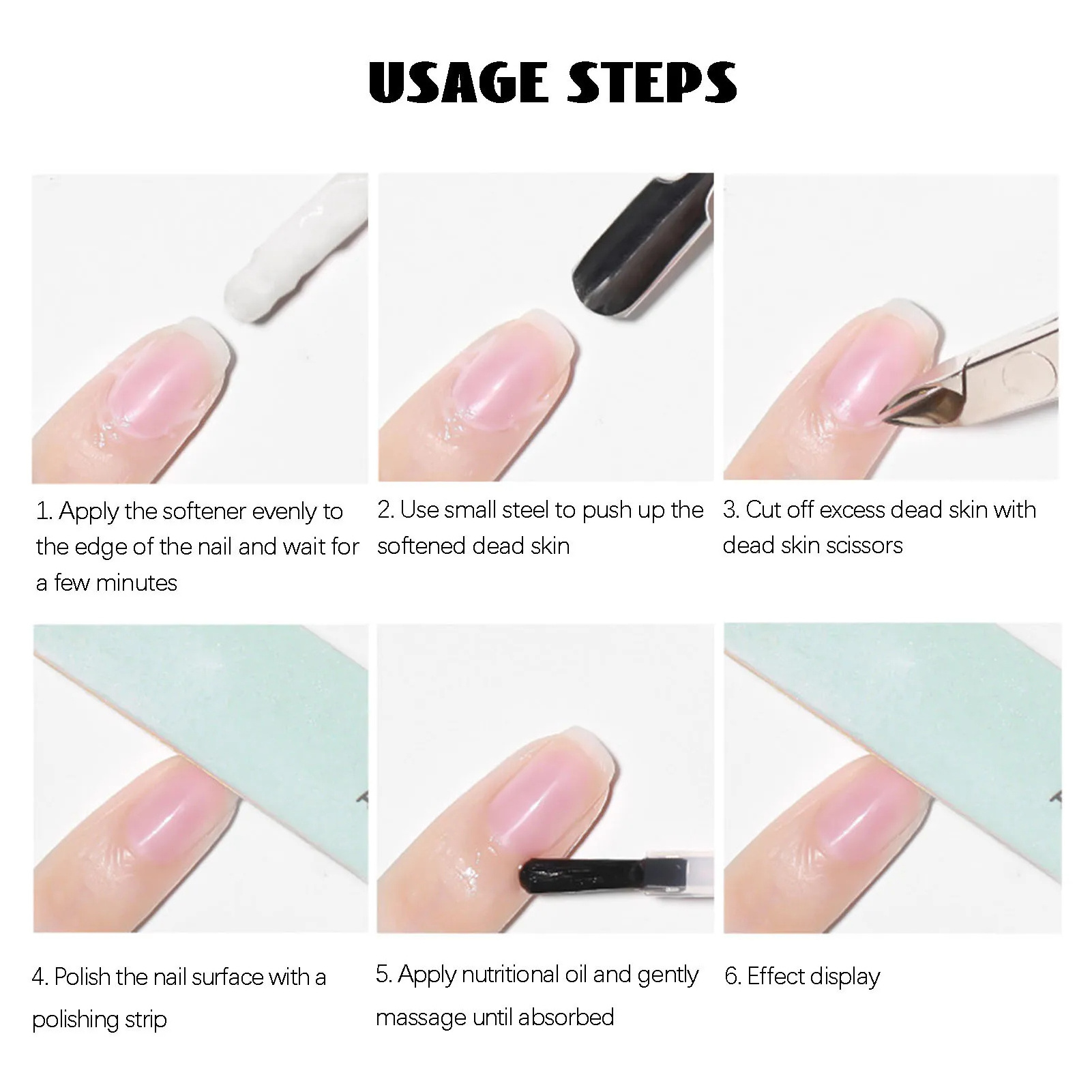 Nail Care Special Exfoliating Softener Anti Barb Nourishing Nutrient Oil Dropper Nursing Nail Glue Softener