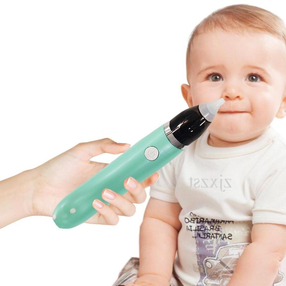 Nasal Cleaner  Bebes Sucker Convenient Baby Safe Ear Vacuum Light Baby Nasal Aspirator Electric Nose Cleaner