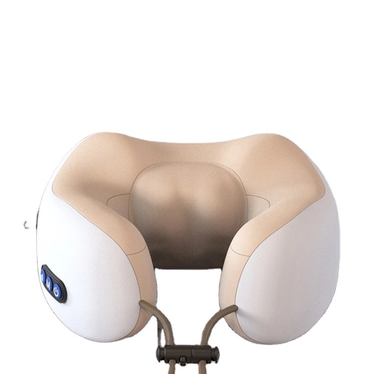 new arrive Travel Massage Pillow with Vibration Function with U shape