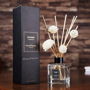 Wholesale 150ml square bottle home room scent aroma home fragrance reed diffuser