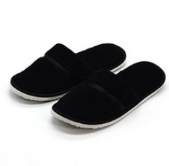 In Stock Travel Slippers Closed Toe White/Gray/Blue Hotel Home Airline SPA Disposable Slippers