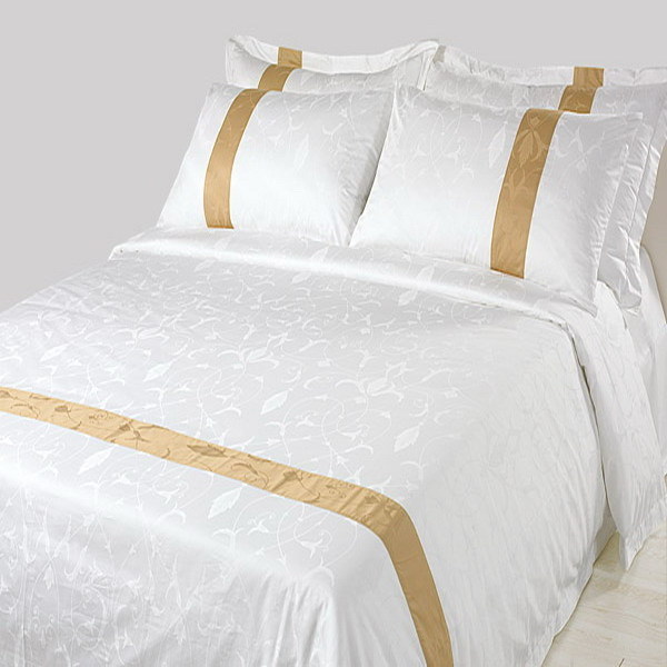 High End Multiple Sizes Hotel Luxury White 100% Cotton Quilt Cover Sheet Pillowcase 4 piece 6 piece Bedding Set