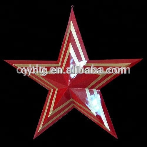 big size fiberglass decorative ceiling hanging stars for christmas decoration