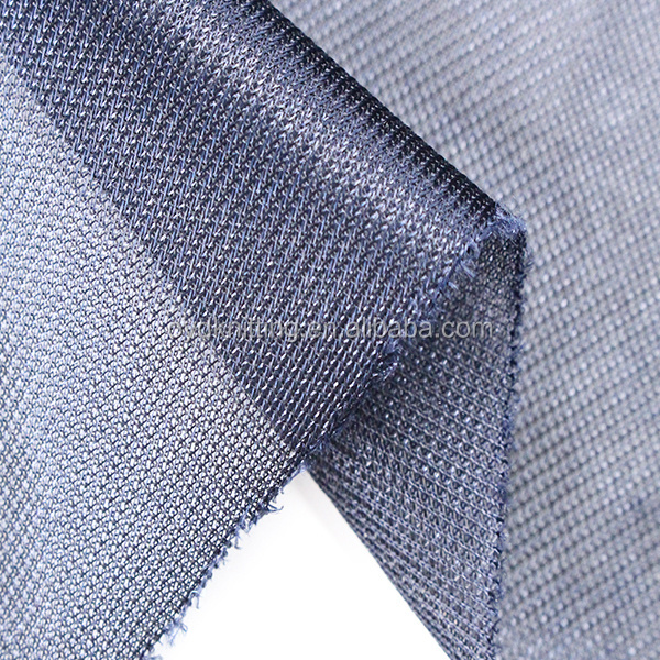 100% Polyester Thin 80GSM Navy/Grey/Black Color Pocket Lining Fabric Tricot Dazzle Plain Fabric to Thailand/Vietnam