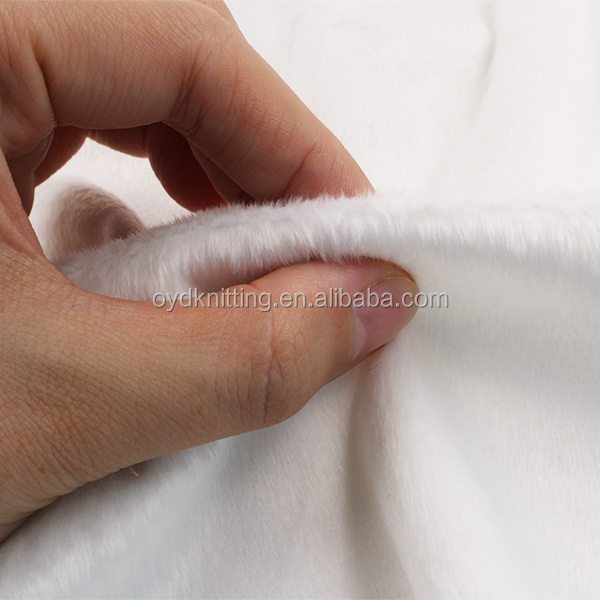 230gsm Polyester Minky Velour/Velboa Plush Fabric, Minky Cuddle Plush Fabric, Minky Fabric By the Yard