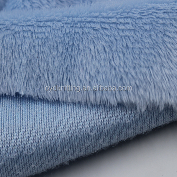 100% Polyester Super Soft 2.5MM Short Hairs Minky Plush Fabric