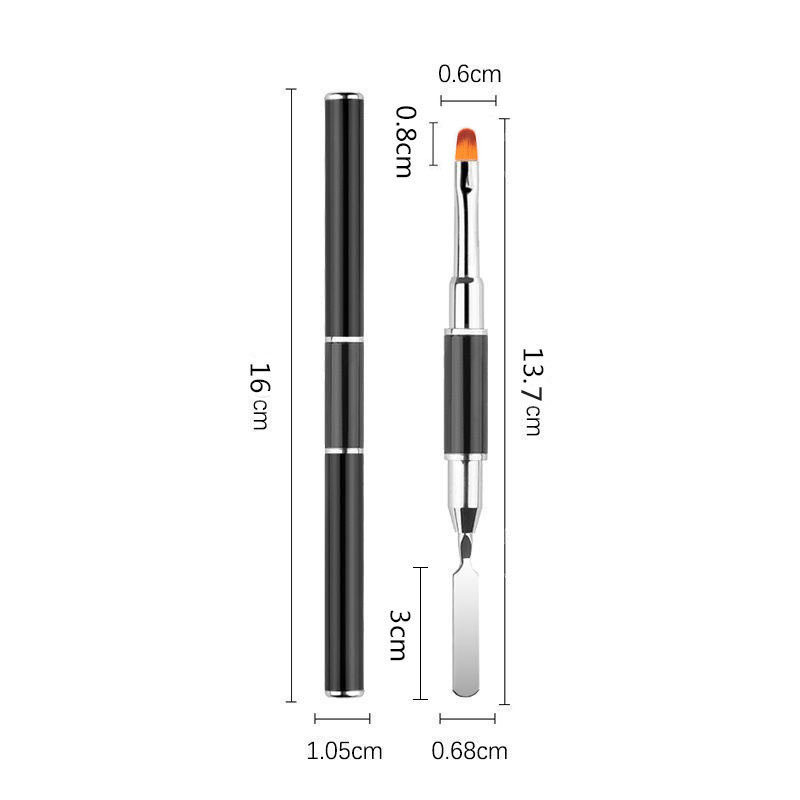 Extended Glue Phototherapy Pen Nail Brush Product Type Double Heads Nail Brush