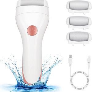 Pritech Customized Usb Rechargeable Professional Electric Pedicure Foot File Callus Remover Machine With Led Light