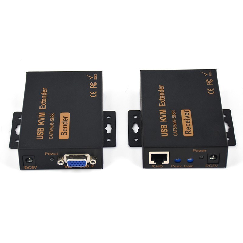 Factory price VGA USB KVM 100 meters Extender 1920*1080@60HZ