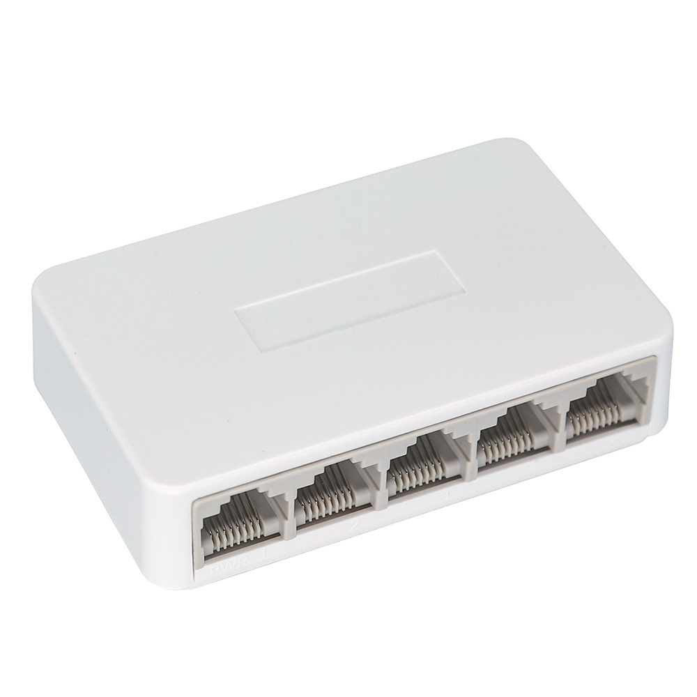 OEM 10/100Mbps 5 port Plastic Network Switch 5 port Ethernet Switch Factory Price High cost performance