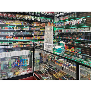 Smoke Retail Shop Supplies Dispensary Display Glass Showcase smoke Store Display Shelves Ideal Design