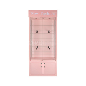 Pink Beauty Salons Store Cosmetic Shop Decoration Design Beauty Showcase Beauty Shop Interior Decor showcase