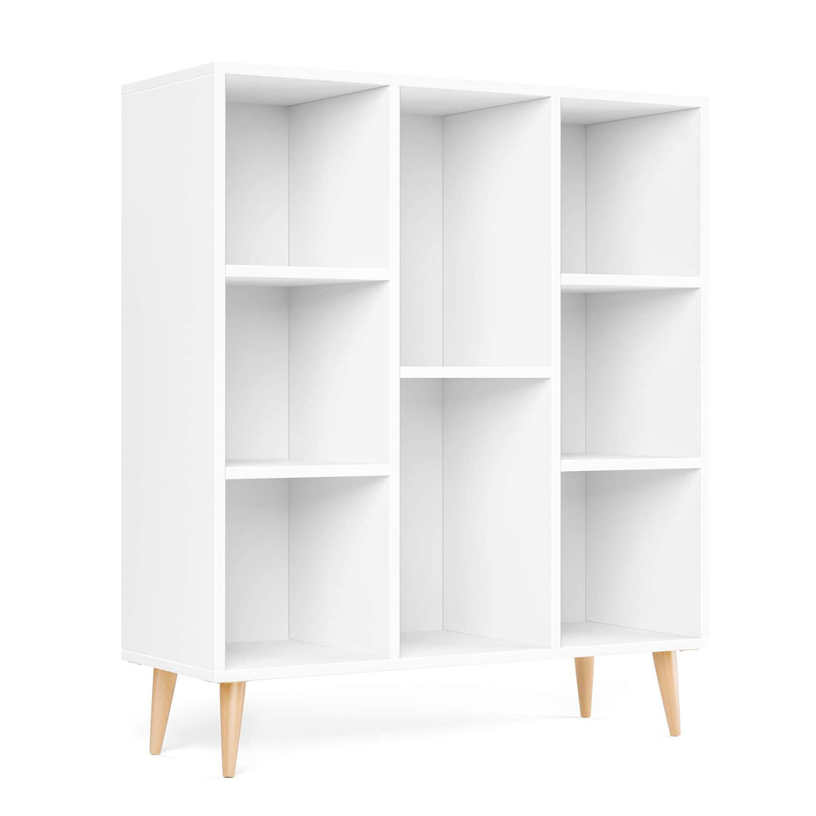 Bookcase Cube Storage Unit Display Cabinet White Cube Storage Shelving Unit