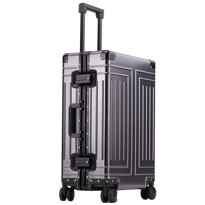 oytb-0612 All Aluminum 2023 Hot Selling Magnesium Alloy Luggage Large Capacity Aluminum Frame Pure Metal Suitcases