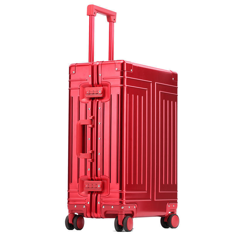 oytb-0612 All Aluminum 2023 Hot Selling Magnesium Alloy Luggage Large Capacity Aluminum Frame Pure Metal Suitcases