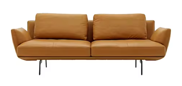 Modular Sofa Italian Real Leather Couches Full Grain Nappa Lounge Customized 1/2/3 Seater Sectional Camel Genuine Leather Sofa